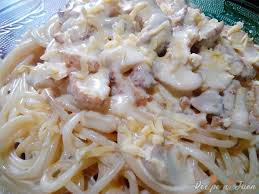 Filipino Chicken Carbonara Recipe With Basil Chili Powder Recipe Chicken Carbonara Chicken Carbonara Recipe Barbecue Chicken Recipe