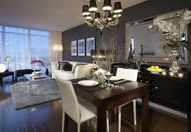 Modern Living Room Black And White Love The Dark Gray Wall Condo Interior Design Condo Interior Condo Living Room