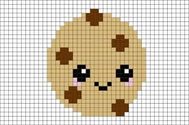 Cookie Pixel Art Brik Pixel Art Pattern Pixel Art Kawaii Cross Stitch