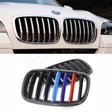 Bmw X5 E70 X6 E71 Carbon Fiber Front Grille 1 Bmw X5 E70 Carbon Fiber Bmw