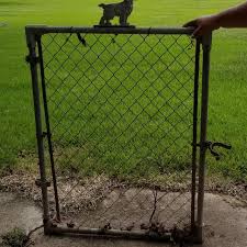 Maybe you would like to learn more about one of these? Find More Vintage Chain Link Gate With Dog Topper For Sale At Up To 90 Off