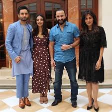 Saifalikhan Radhikaofficial Chitrangda And Rohanmehra Promote Their Upcoming Film Baazaar In Delhi Keep Fol Upcoming Films Indian Movies Saif Ali Khan