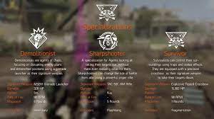 There are three different ones in the game at the time of writing, and more are coming. How To Unlock Specializations The Division 2 Game Guide Vgu