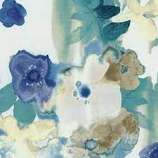 Discover our large selection of floral upholstery fabric available in an array of materials to create beautiful furnishings to fit your home design. Blue Aqua Watercolor Floral Fabric Contemporary Upholstery Fabric Floral Upholstery Fabric Watercolor Fabric Blue Watercolor Floral