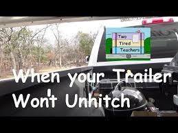 If anyone has any information on #1 if cybertruck will have the capability of towing a gooseneck, and #2 what kind of impact that would have on the battery and autopilot features, i'd greatly appreciate hearing it. When Your Rv Won T Unhitch Unhitching A 5th Wheel Rv Oops Youtube