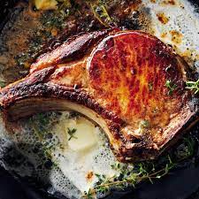 Pan-Roasted Brined Pork Chop Recipe | Bon Appétit