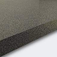 A lovely example of one of our handmade kitchens with white quartz worktops, and grey cabinetry #handmade #kitchens #christchurch #london. Goodhome 38mm Berberis Gloss Grey Glitter Effect Laminate Particle Board Square Edge Kitchen Worktop L 3000mm Diy At B Q