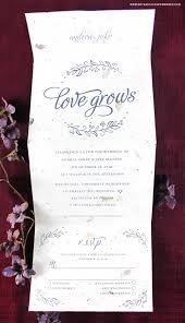 New Seeds Of Love Seal And Send Wedding Invitations Wedding Invitation Kits Wedding Invitations With Pictures Eco Friendly Wedding Invitations