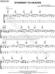 Print And Download Led Zeppelin Stairway To Heaven Ukulele Tab Includes Ukulele Tab For Voice Ran Ukulele Tabs Ukulele Fingerpicking Songs Ukulele Tabs Songs