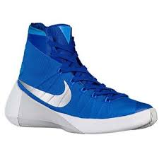 Nike Men S Hyperdunk 2015 Team Basketball Shoe Game Royal Metallic Silver Blue Hero Size 8 Womens Basketball Shoes Black Basketball Shoes Womens Shoes Sneakers