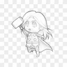 Anime coloring pages for adults will transfer you to the unrepeatable atmosphere of original. Thor Image Drawing Thor Coloring Pages Chibi Clipart 3166183 Pikpng