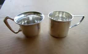 Settlement Sale 2 Sterling Silver Baby Infant Cups Baker Manchester 1914 To 30 S 128 Grams 1 Nr Price Includes Express Shipping Cgv Ibsx Net