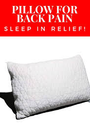 Pin On Pillow For Back Pain Relief