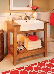 craftsman style sink stand
