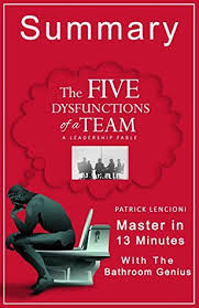 I was dead for 13 minutes. The Five Dysfunctions Of A Team A Leadership Fable A 13 Minute Bathroom Genius Summary By Bern Bolo