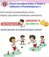 Lengkap Kunci Jawaban Kelas 2 Tema 2 Subtema 3 Pembelajaran 4 Kunci Jawaban Tematik Lengkap Terbaru Simplenews