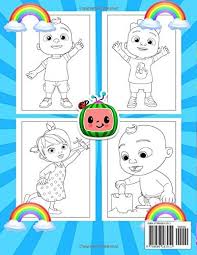 Some cocomelon coloring pages images are: Cocomelon Coloring Book Awesome Coloring Book For Kids And Adults With High Quality Illustrations Of Cocomelon For Coloring And Having Fun Tagle Eliot Amazon Sg Books