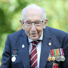 Captain sir tom moore, the second world war veteran who was knighted after raising millions of pounds for the nhs during the uk's first lockdown, has been admitted to hospital with coronavirus. Tsefz C0lh4h6m
