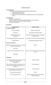 Detailed Lesson Plan In English 2 Verbs English Teacher Lesson Plans Verbs Lesson Plan Grammar Lesson Plans