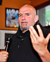 Lt. Gov. John Fetterman campaigns for U.S. Senate during stop in York