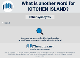 Add a few stools, bowls of your favorite snacks, and you've got yourself a party. Synonyms For Kitchen Island Thesaurus Net