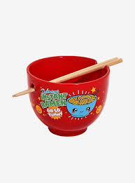 Chibi Ramen Bowl With Chopsticks Boxlunch Exclusive In 2020 Ramen Bowl Chopsticks Bowl