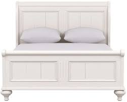 Twin bunk bed features textured oak finish and an arched spindled headboard and footboard with bedknobs. Bedroom With Ethan Allen Robyn Sleigh Bed My Design42