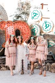 Neon museum las vegas wedding photo. Neon Graveyard Rock N Roll Bride