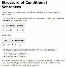 Bite Off More Than You Can Chew Sentence Structures Of Conditional Sentences