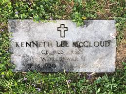 Kenneth Lee McCloud (1920-1996)