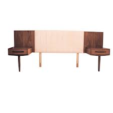 G Plan Fresco Mid Century Teak Headboard With Two Floating Bedside Tables By V B Wilkins 1960s Mid Century H 29.52in, w 18.50in, d 13in headboard me.