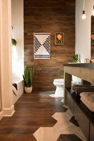 Bathroom Makeover Blogger Vs Builder Grade Diy Bathroom Makeover Wood Wall Design Flooring On Walls