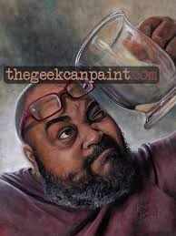 Bear Portrait: Corey Reid by TheGeekCanPaint