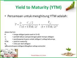 Yield to maturity is the total return that will be earned by someone who purchases a bond and holds it until its maturity date. Lecture Note Trisnadi Wijaya S E S Kom Ppt Download