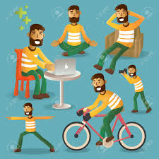 Diario, ordinario, común, corriente, frecuente, habitual, consuetudinario, periódico. Concepto De Estilo De Vida De Caracter Cotidiano Establecer Ilustracion Vectorial Ilustraciones Vectoriales Clip Art Vectorizado Libre De Derechos Image 36893579