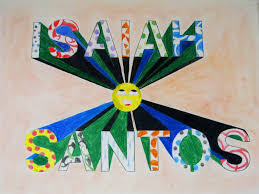 One Point Perspective Middle School We Used Letter Stencils Color Pencils And Color Pencil Shavings For The Art Classroom Back To School Art Art Lessons