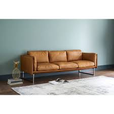 Sofa De 4 Plazas De Piel Color Conac Maisons Du Monde Mobilier De Salon Canape 4 Places Mobilier