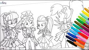 Coloring pages of my little pony equestria girls free. Mlp Coloring My Little Pony Coloring Pages Mlpeg Youtube
