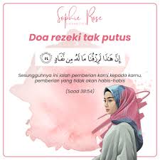 Apa yang kita nak capai dalam hidup! Jom Amalkan Doa Rezeki Tak Putus Amanda Sophie Rose Facebook
