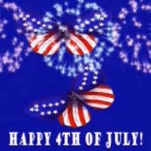 Happy 4th of july with fireworks bursting in the air. 4th Of July Clipart Fireworks Gifs Tenor