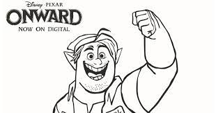 Onward coloring pages funny barley (image info: Onward Barley Lightfoot Coloring Page Mama Likes This