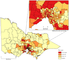 With its associated label (dg1 1, dg1 2) on a comprehensive background and is perfect for determining postcode boundaries, for sales, logistics, planning mailshots or as a regional reference guide. Change In Population Across Regional And Metropolitan Areas Of Victoria Download Scientific Diagram