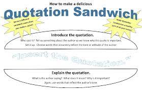 'the quote sandwich = guidelines for quotations: Introducing Quotations Writing Center Libguides At Hood Theological Seminary