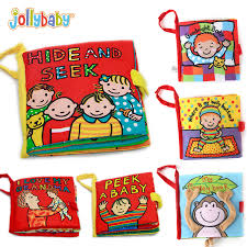 Jollybaby Baby Soft Cloth Books Peek A Boo Activity Quiet Book Educational Infant Bebe Toys For Children 0 12 Month Gift Book For Infant Educational Book For Babyinfant Cloth Books Aliexpress