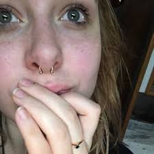 Septum Ring U Shaped Circular Barbell, 18g 16g 14g, Lots Sizes and Colors,  Rose Gold, Gold, Black, Flip up Hide, Septum Jewelry, Small, Tiny