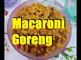 Siapa yang gak tau makaroni goreng????? Resepi Makaroni Goreng Sedap Youtube