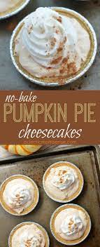 No Bake Pumpkin Pie Cheesecakes Easy As 1 2 3 Recipe Pumpkin Fall Cheesecake No Bake Pumpkin Pie Baked Pumpkin Baking