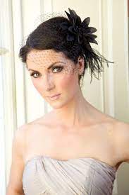 Arianna Arabella Bridal Black Birdcage Veil Wedding Black Gold Wedding Black Birdcage Veils