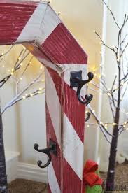 Original assorted mantle stocking holders in black (set of 4) 1 1 reviews. Candy Cane Holiday Stocking Post Her Tool Belt