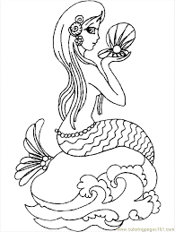 Free printable mermaid coloring pages for girl! Mermaid Coloring Pages Free Coloring Pages For Kidsfree Coloring Coloring Library